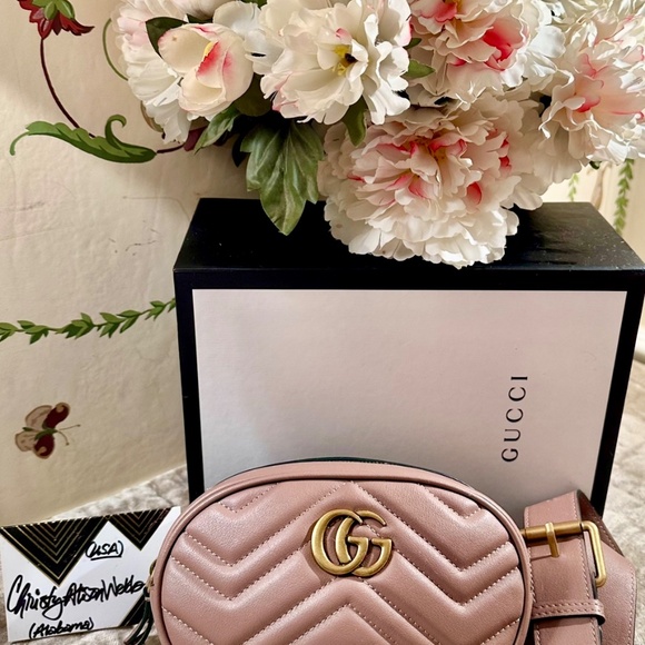 GUCCI SALE‼️Reduced $680‼️Marmont Collection Waist Bag / Crossbody / Clutch - Picture 10 of 10